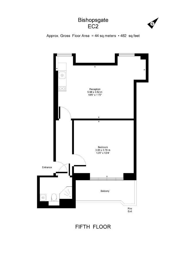 Apartment 5, 48 Bishopsgate By City Living London Eksteriør bilde